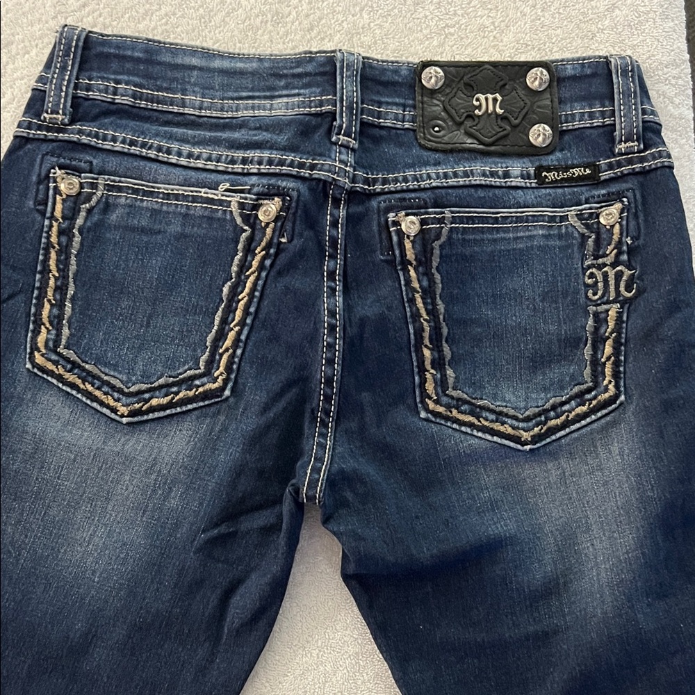 Miss Me Dark Blue Boot Cut Jeans